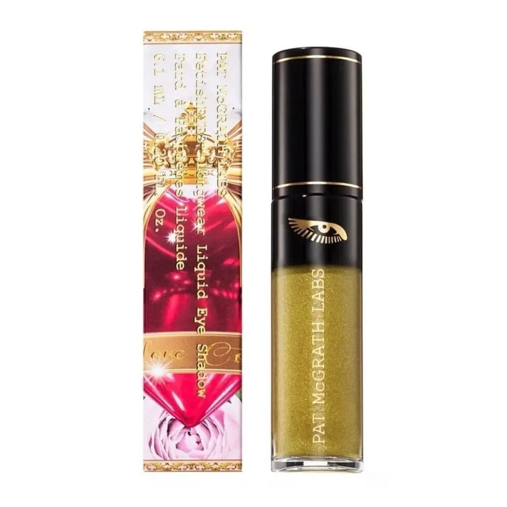 New Pat McGrath Longwear Liquid Eye Shadow COSMIC CHARTREUSE 0.2Oz Gold Metallic